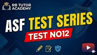 PPSC Police ASF Test Preparation RB Tutor academy Batch 13