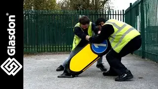 Glasdon International | Vandal Resistance Performance | Rebound Signmaster&trade; Ultra Bollard