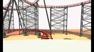 Great American Scream Machine - Six Flags Great Adventure RCT3 Recreation