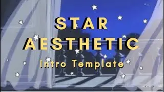 Aesthetic Glitch star Intro template with/without Text Template 2020 (includes non copyright music)