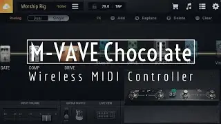 M-VAVE/CUVAVE Chocolate Wireless Midi Controller | Bias FX 2 Mobile | Demo