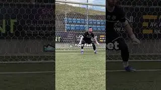 Goalkeepers Saving Low Shots: Do You Trust Your Feet or Hands? 👋🦶 #Shorts
