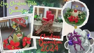 Easy Christmas decoration ideas | Christmas table decoration | DIY  Christmas craft | quick crafts