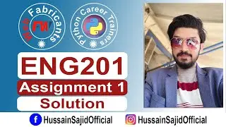 ENG201 Assignment 1 Solution Spring 2021 | Hussain Sajid