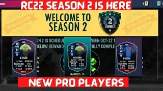 RC22 Season 2 Pro Players List | Real Cricket Season 2 Is Here | RC22 New Update