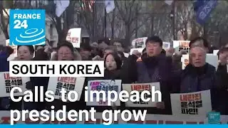 South Korean opposition move to impeach president as union calls general strike &bull; FRANCE 24