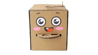 How To Make Cardboard Safe Locker Cardboard Money Bank | DIY Personal Bank Saving Coin