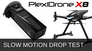 Plexidrone Rugged Battery Drop Test for Plexi drone and PlexiDrone X8 by DreamQii