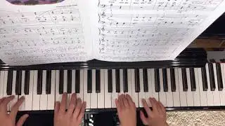 Home on the range - piano duet by Ryan and mommy (Faber piano adventures level 2A)