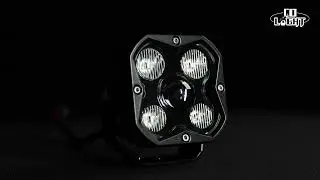 COLIGHT 3inch HD Series White Combo Beam LED Ditch Lights