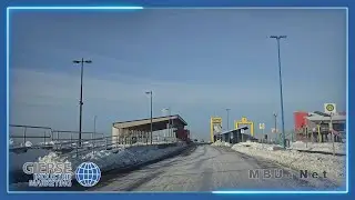 Minus 16&deg;C - Sichtweite teilweise unter 50 m - HKB - Reu&szlig;enk&ouml;ge - Hauke-Haien-Koog - Dageb&uuml;ll