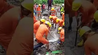 Mandi Cloudbruat ke halaat #himalyanwarrior #mandi #cloudbrust #rescue #kullu #survival #ndrf