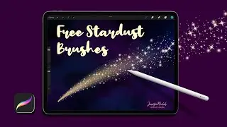 Двойные кисти в Procreate: бесплатные кисти «Звезда-Пикси-Блеск»!
