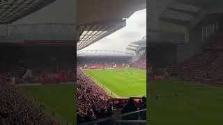 Anfield Sings You&rsquo;ll Never Walk Alone ❤️🎶 #YNWA #Liverpool #YoullNeverWalkAlone #Goosebumps #lfc