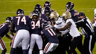 Anthony Miller Ejected for Punching a Saints Player! NFL Playoff Beef - Bears vs Saints