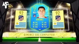 FOF Jose Gimenez SBC Completed - Tips & Cheap Method - Fifa 21