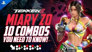 Комбо Миари Зо, которые вы ОБЯЗАТЕЛЬНО должны знать в Tekken 8 |PS5 4K 60FPS|