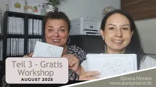 ❄️ Gratis Stampin’ Up! Workshop Teil 3| Glitzernder Winter & Flockenpost | Weihnachtskarte mit Cetta