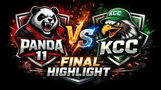 Panda 11 vs kcc final HIGHLIGHT matic Musharraf live cricket 🏏