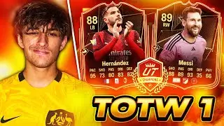 LOOKING AT THE OFFICIAL TOTW WEEK 1 + UPDATED CHAMPS STRUCTURE!!