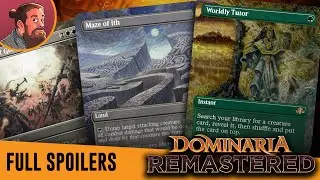 Dominaria Remastered MTG Spoiler Tier List: Worldly Tutor, Maze of Ith and Infinite Bulk Rares...