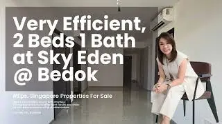 Sky Eden @ Bedok | 2-Bedroom 1 Bathroom Dumbbell Layout Walkthrough