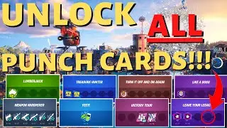 How to Get All *PUNCH CARDS* in Fortnite Chapter 2 Season 3! (Complete Punch Card Guide)