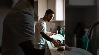 Messi Take a bath wiping hands and feet #ai #comedy #subscribe #funny #messi #viral