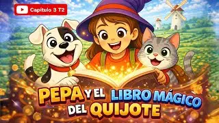 Pepa y el Libro M&aacute;gico del Quijote⭐️ | Aprender a ser valientes | 📚 Cuentos infantiles #kidsvideo