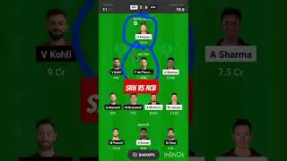 SRH vs RCB Dream 11 prediction#shorts #mi#srh#pk#gt#ipl#csk #dream11#ipl2023,#trending#viratkohli