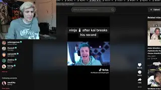 xQc reacts to Ninja being salty after Kai breaks his record