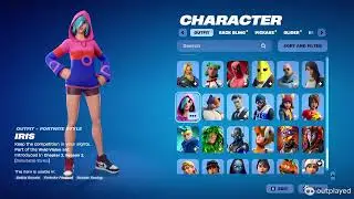 Fortnite locker showcase