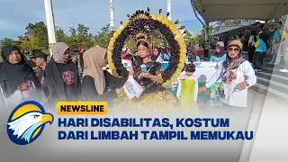 Kostum Limbah Plastik Karya Siswa SLB Polewali Mandar Bersinar di Hari Disabilitas - [Newsline ]