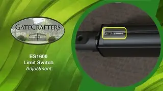 How To Adjust The Limit Switches For ES 1600 Driveway Gate Opener