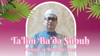 Pengajian Ahad Pagi di Masjid Jami At-Taqwa PCI bersama KH Gufron Manan Lc 