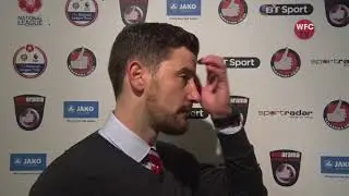 Woking 0 - 1 Tranmere Rovers (Anthony Limbrick Interview)