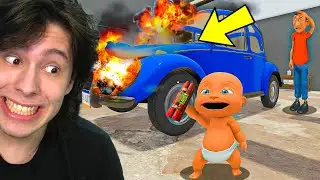 MEU FILHO EXPLODIU MEU CARRO!! (Who&rsquo;s your daddy)