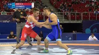 1/16 GR - 67 kg: D. JANECIC (CRO) v. D. STEFANEK (SRB)
