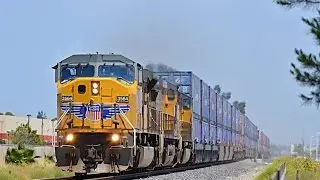Union Pacific ZLCLT and ZATLC with SD9043MAC leader