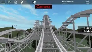 June Rides Colossos Roller Coaster At Roblox Theme Park Heideland