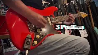 SQOE SEST1000 CUSTOM HSS LIMITED EDITION SERIES WITH TREMOLO ELECTRIC GUITAR CLASSIC RED