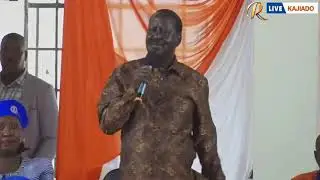 WATCH RAILA ODINGA LEAD AZIMIO LA UMOJA BRIGADE RALLY IN KAJIADO TODAY