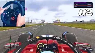 Прохождение карьеры пилота F1 25, часть 2 | Геймплей с рулем F1 25 | F1 25 G29 | Моя карьера в F1 25