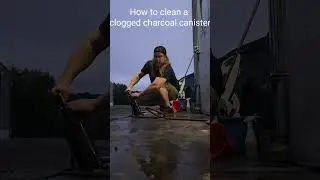How NOT to clean a clogged charcoal canister? Maybe?