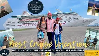 Day 2 on a Cruise 🚢 | Balle Balle Show & Sunset 🌅| To be continued...