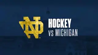 #18 Irish Top #3 Michigan in Overtime Thriller | Highlights vs Michigan | Notre Dame Hockey