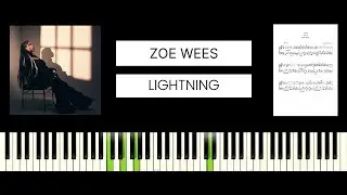 Zoe Wees - Lightning (BEST PIANO TUTORIAL & COVER)