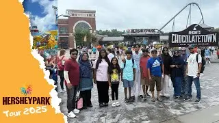 Hersheypark Tour 2025: Rides, Food, Water Park, Zoo & Chocolate World! 🍫🎢