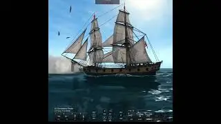 A good raking of the stern