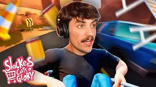 CORRIDA DE CARRINHO DE SUPERMERCADO COM COLEGAS | Slackers: Carts of Glory